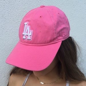 Pink LA Dodgers Hat